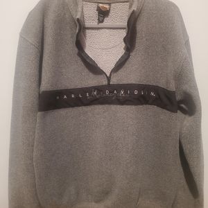 Fleece Harley Davidson sweatshirt